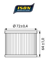 ISON 133 - Oljefilter