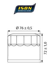 ISON 163 - Oljefilter