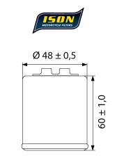 ISON 183 - Oljefilter
