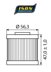 ISON 151 - Oljefilter
